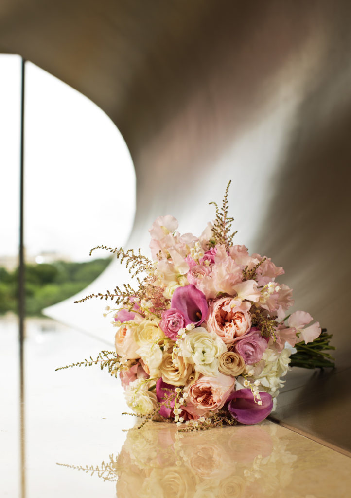 bridal bouquet, blush pinks